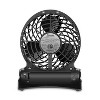 Personal Rechargeable Fan Black - Holmes - image 4 of 4