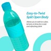 Copco Hydra 2-Pack Water Bottle 16.9 Ounce, Non Slip Sleeve, BPA Free, Tritan Plastic Reusable - 4 of 4