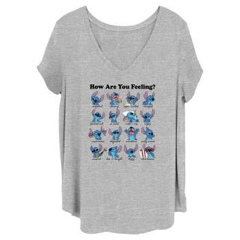 Junior's Women Lilo & Stitch How Are You Feeling T-Shirt