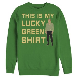 Men's Star Trek St. Patrick's Day Kirk This is my Lucky Green Shirt Sweatshirt - 1 of 4