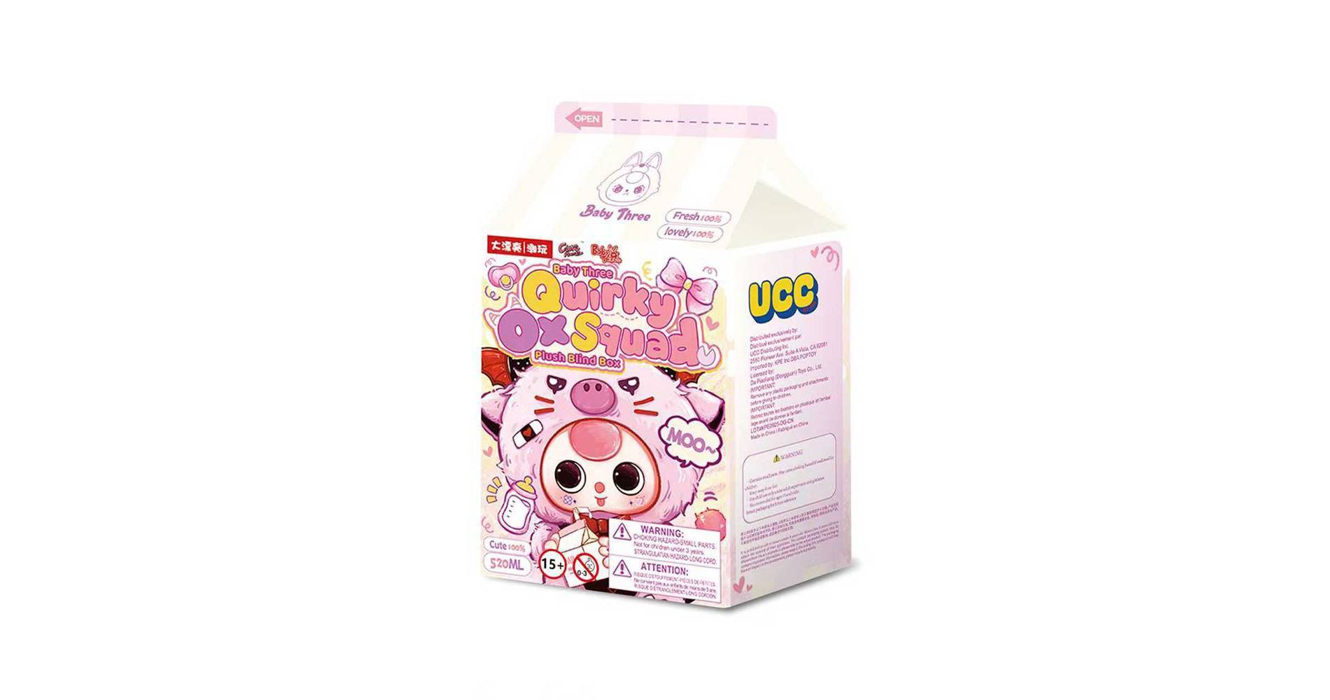 Baby Three Quirky Ox Squad Plush Blind Box