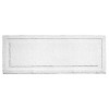 mDesign Microfiber Bath Mats - 3 Piece Bathroom Rugs - Set of 3 - Bright White - 4 of 4
