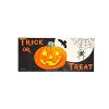 Evergreen Trick or Treat Jack-o-Lantern Sassafras Indoor Outdoor Switch Doormat 1'10"x10" Multicolored - 2 of 2