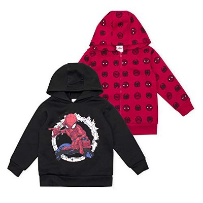 Marvel Boy's 2-pack Spider-man Graphic Hooded Sweatshirt And Zip