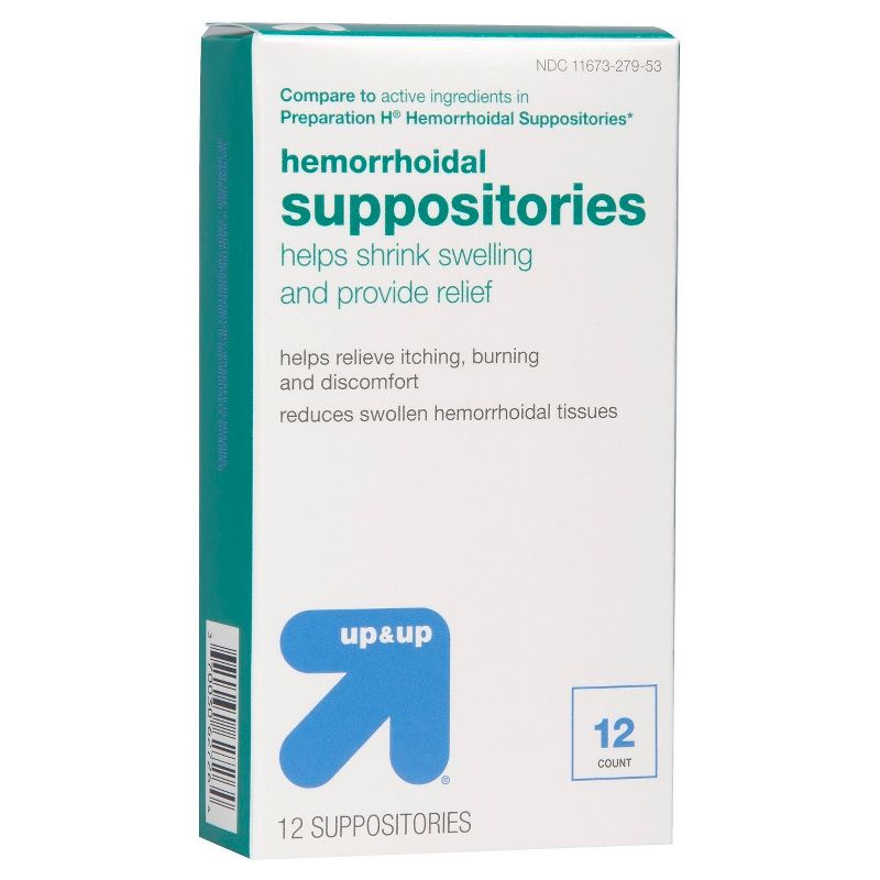 Hemorrhoidal Suppositories - 12ct - up &#38; up&#8482;, 3 of 10