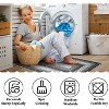Braided Print Area Rug - Non-Slip Rustic Carpet for Living Room, Bedroom, Nursery - Aesthetic Distressed Accent Mat - 4 of 4