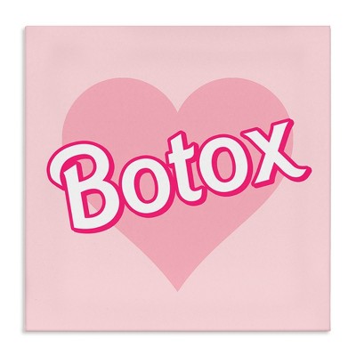 Stupell Industries Pink Heart Botox, 24" x 24"