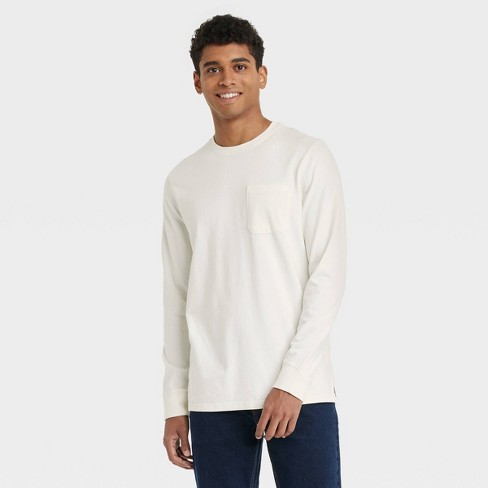 Men's Standard Fit Long Sleeve Crewneck T-shirt - Goodfellow & Co