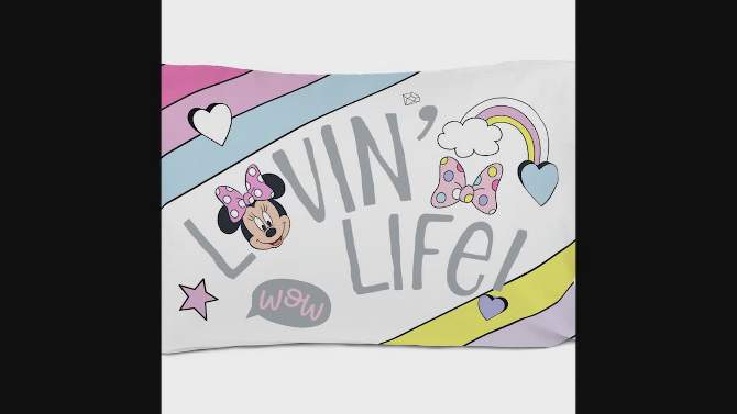 Twin Minnie Mouse Kids&#39; Sheet Set, 2 of 9, play video