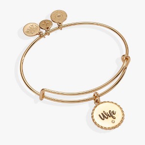 Alex and Ani Wife Charm Bangle Bracelet - 1 of 4