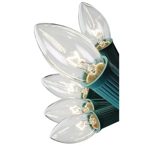 GE 25 String-A-Long Cool Bright Clear Incandescent C9 Christmas Lights - image 1 of 3