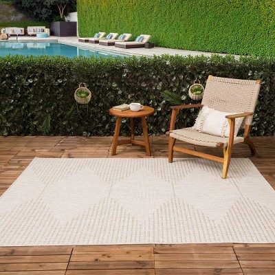 Hauteloom Stephan Beige Outdoor Rug