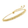 Ross-Simons 18kt Gold Over Sterling Jewelry Set: 3 Bolo Bracelets Size - 3 of 4