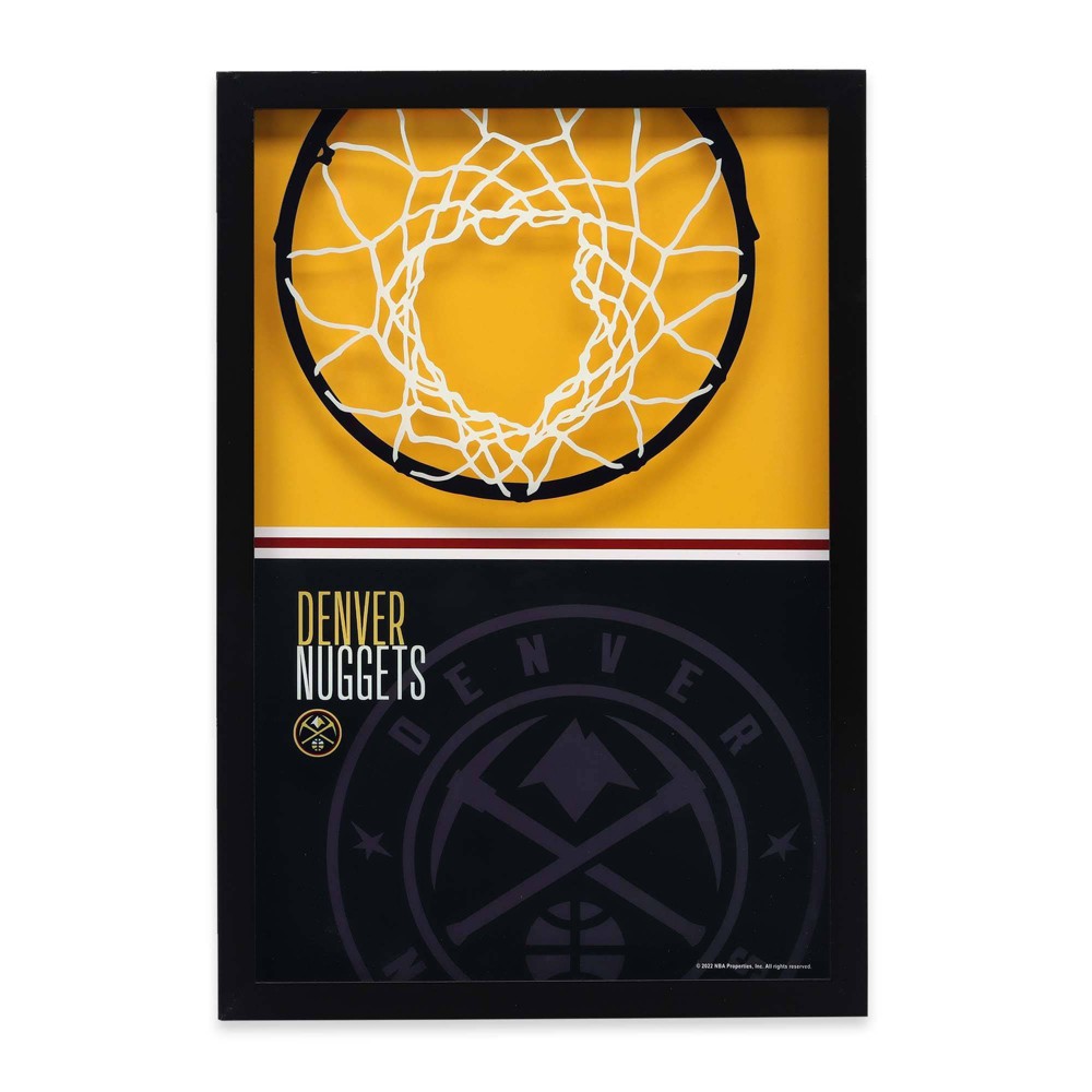 Photos - Wallpaper NBA Denver Nuggets Print-On Glass Wall Sign