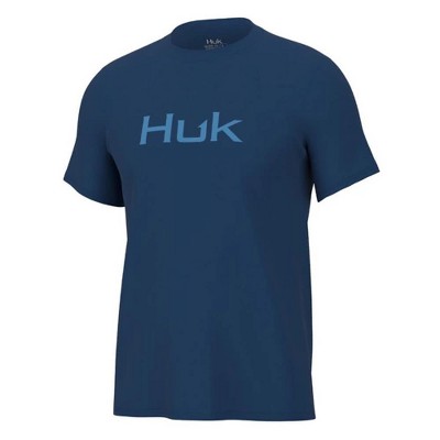 Huk Men's Short Sleeve Performance Shirt - Logo Tee - Set Sail - L : Target