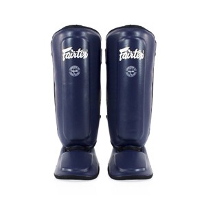 Fairtex SPK9 Youth Muay Thai Kickboxing Shin Guards for Kids - Black, Blue,Red - 1 of 4