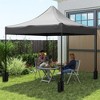 Aghana Digitals 10x10 Oxford Cloth Pop Up Canopy Replacement Top with UPF50+ UV Protection, 4 Sand - 3 of 4