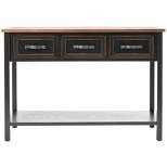 Aiden 3 Drawer Console Table - Safavieh