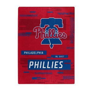 MLB Philadelphia Phillies Digitized 60 x 80 Raschel Throw Blanket - 1 of 3