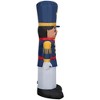 Gemmy Christmas Airblown Inflatable Toy Soldier , 4 ft Tall, Multi - 3 of 4