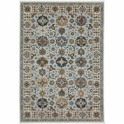 Oriental Weavers Aberdeen 561W1 Blue/ Beige Indoor Area Rug - 6'7" x 9'6"