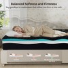 kayamas 3" Double-layer Mattress Topper include 2"  Gel Memory Foam and 1" Pillow Top Mattress Pad Cover with Elastic deep pocket - 3 of 4