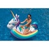 Swimline - Rainbow Unicorn Rocker Inflatable Pool Float - 3 of 3