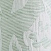 LunaLulinlk Floral Matelasse Shower Curtain, Green - 2 of 4
