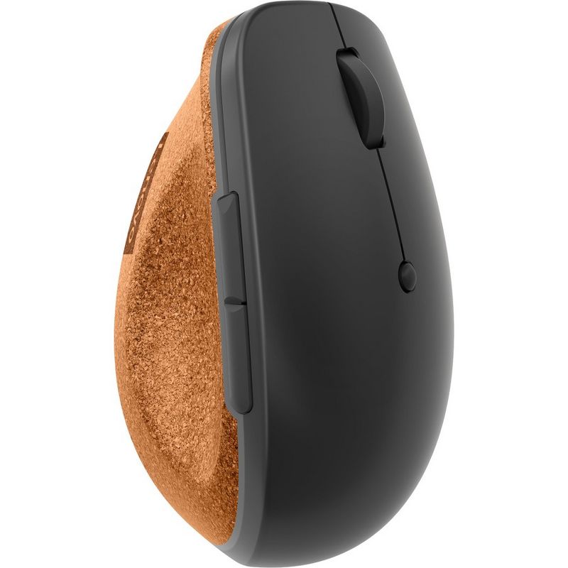 Lenovo Go Wireless Vertical Mouse - Optical - Wireless - 2.40 GHz - Storm Gray - USB Type A - 2400 dpi - Scroll Wheel - 6 Button(s), 2 of 6