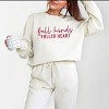 Simply Sage Market Full Hands Fuller Heart Lightweight Garment Dyed Sweatshirt - 2 of 4