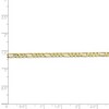 Black Bow Jewelry 3mm, 10k Yellow Gold, Concave Figaro Chain Bracelet - 4 of 4