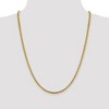 Black Bow Jewelry 3.5mm, 14k Yellow Gold Hollow Round Box Chain Necklace - 2 of 4