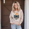 Simply Sage Market Women's Graphic Sweatshirt Yellowstone National Park Badge - 2 of 3