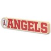 MLB Los Angeles Angels Chunky Wood Wall Sign: Sports Art Decor, Horizontal Panel - 2 of 4