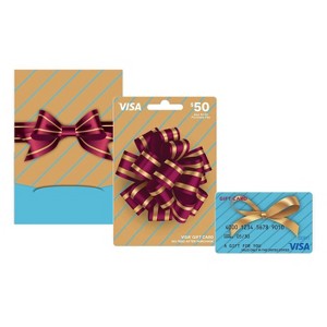 Visa Gift Card & Gift Envelope - $50 + $5 Fee - 1 of 2
