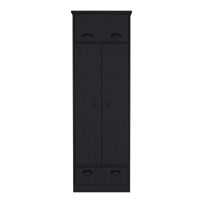 NicBex 70.47"H Armoire Wardrobe Closet Storage Cabinet with Double Doors & Shelves & Drawer for Bedroom