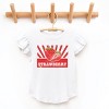 The Juniper Shop Strawberry Rays Flutter Sleeve Tee - 2T - White - 2 of 4