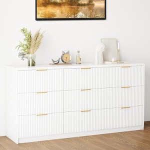 Dresser for Bedroom, 8/9 Drawer Double Dresser, Modern Chest of Drawers for Bedroom, Living Room, Entryway and Closet - 1 of 4