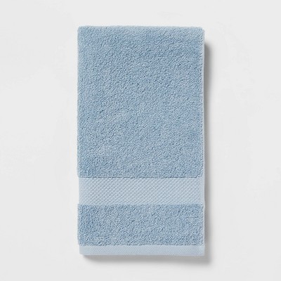 Sticky Toffee Blue Washcloths Set for Bathroom Oeko-Tex Terry
