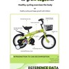 NicBex 18" Kids Bike with Detachable Auxiliary Wheels for Girls & Boys Aged 5-10,Height 45-57",Carbon Steel Frame,Heavy Duty Front Basket - 2 of 4