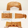 MyKids-USA European and American Soft Elastic Nylon Children's Butterfly Bow New Color Embroidered Baby Autumn Winter Headband - 4 of 4