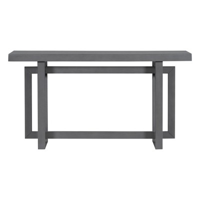 NicBex 59.1''Long Console Table Contemporary Wooden Minimalism Sofa Table behind Couch,Side Table for Entryway,Living Room