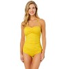 Women's Live In Color Twist Front Bandeaukini Swim Top - 2 of 4