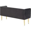 Meridian Furniture,Audrey Velvet Bench - 4 of 4