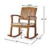 Selma Rocking Chair With Cushion - 2 of 4