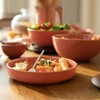 Gulches Decorative Bowls: Rustic Reef Coral Ceramic Pasta Dish - 4 of 4