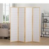 MAYEERTY 4 Panel Room Divider Privacy for Home Office Natural Wood Paper - 2 of 4
