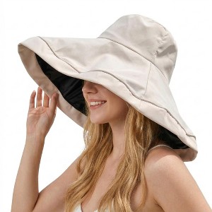 帽子 NO ROLL AUTUMN'S DAY HAT Anna-Kaci Women's Wide Brim Sun Hat UV Protection Bucket Hat