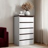 VANIRROR 5- Drawer Dresser & Chest Storage Organizer Unit Commode Bedroom Dresser - 2 of 4