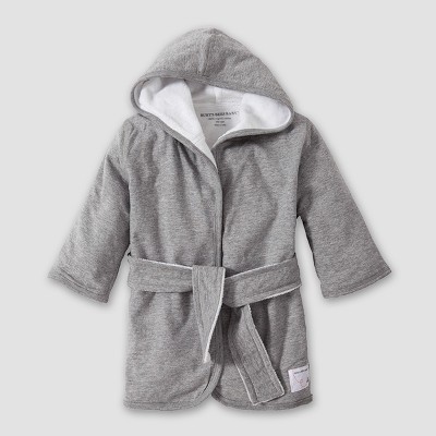 Burt's Bees Baby® Organic Cotton Hooded Robe - Heather Gray